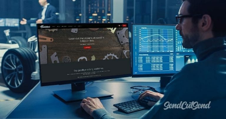 Ordering discount laser cut parts online for my business using SendCutSend