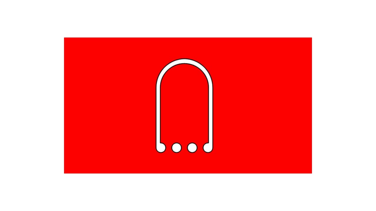 Illustration of a flat tab before it's bent by hand for the purpose of bent tabs and slots.