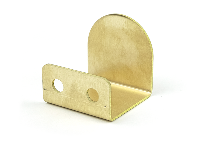 CNC bent brass part