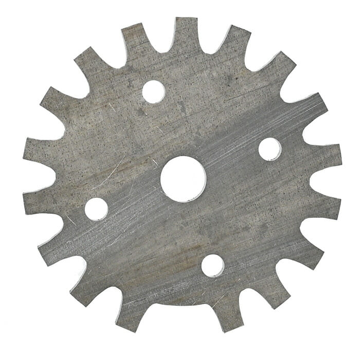 Laser cut gear made from 4130 chromoly steel