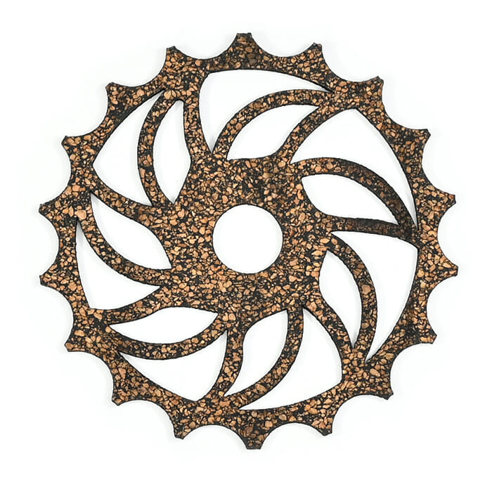 Order custom laser cut cork parts online from SendCutSend