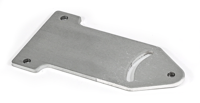 Custom laser cut 304 stainless part with tapped holes