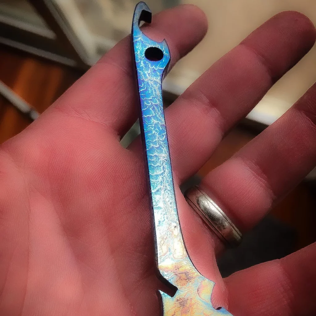 a multi-tool using stainless steel and laser cutting 