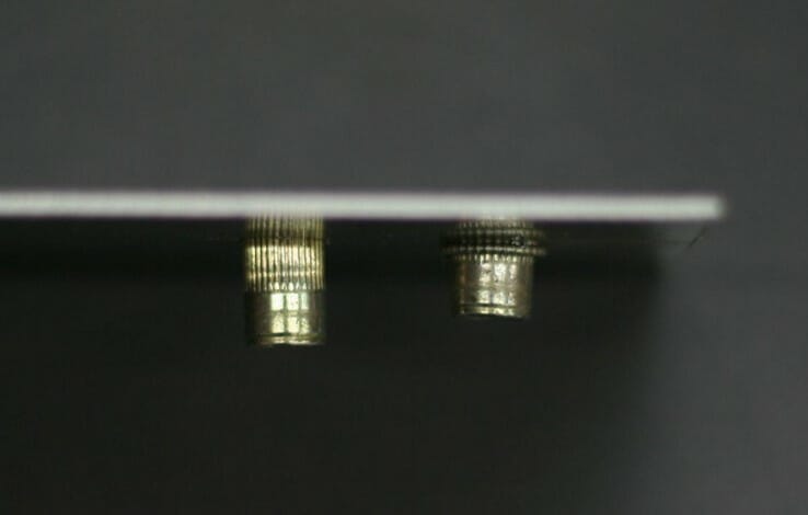 Threaded insert example