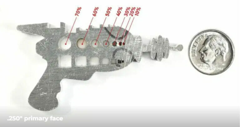 small geometry in laser cutting