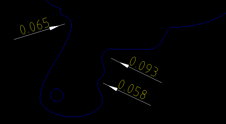 How to use the Radial Dimension tool (keyboard shortcut DR) to measure arcs and see if they will lose definition