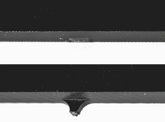 tabs that are created with CNC machine
