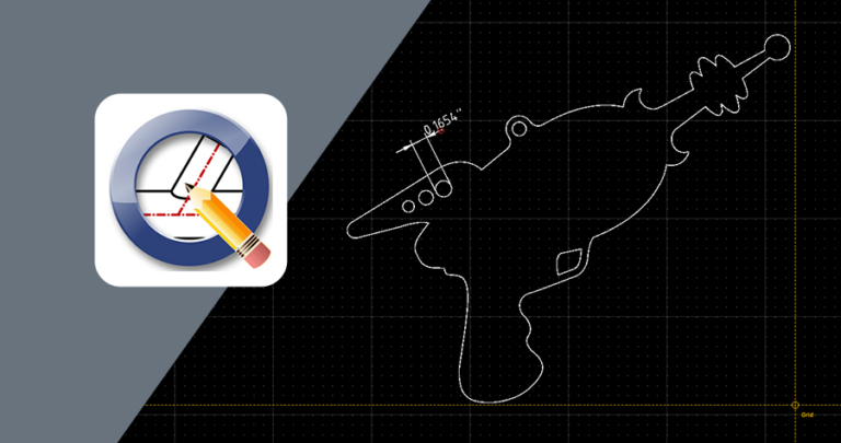 how to measure cut geometry specifications using QCAD
