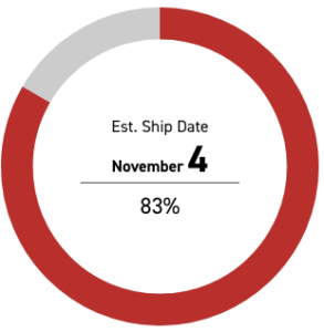 Detailed order tracking from SendCutSend