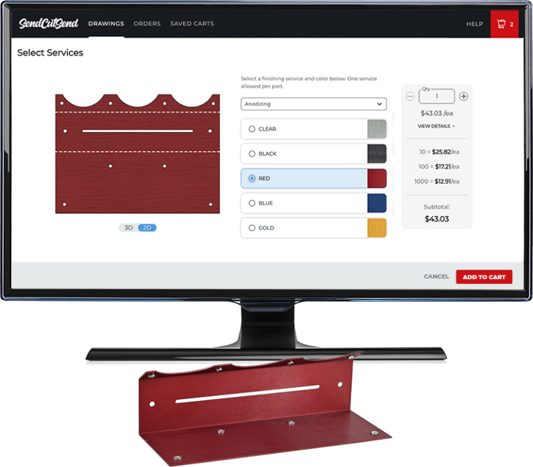 Online Anodizing services