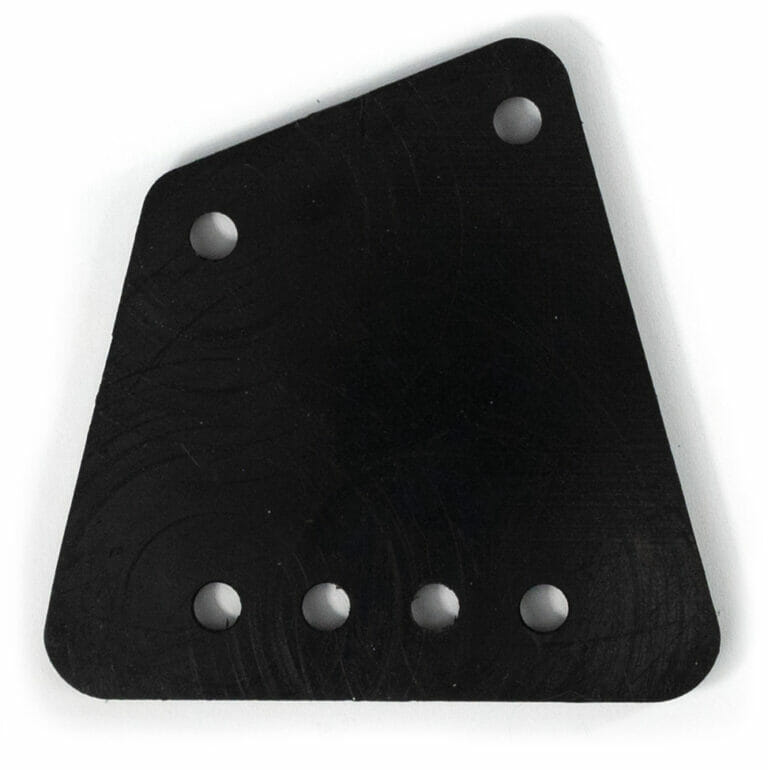 ABS plastic bottom side - smooth