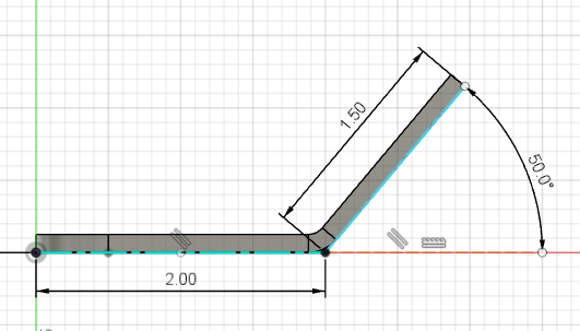Obtuse Flange Apex Dimensions