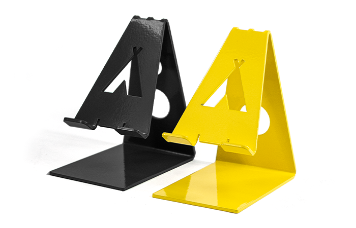 Glossy acrylic has a polished effect