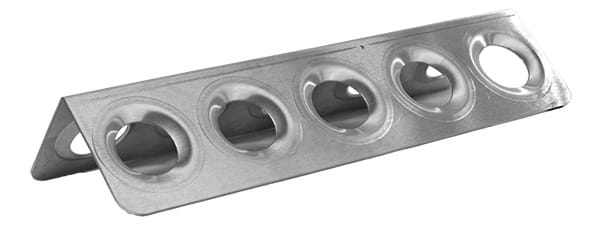 Dimple forming is available on your custom sheet metal parts cut at SendCutSend