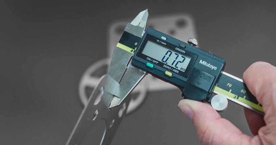 We provide material thickness tolerances so you can plan accordingly.