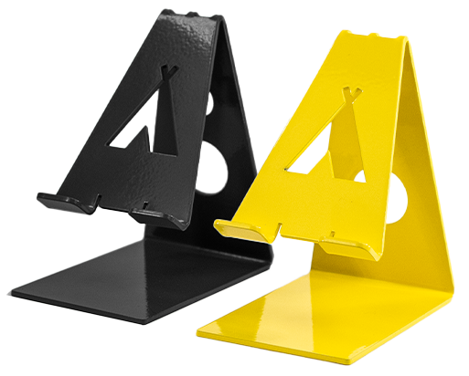 Scratches can't be seen on powder coated parts