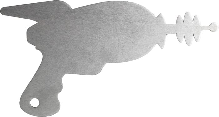 Deburred aluminum top side