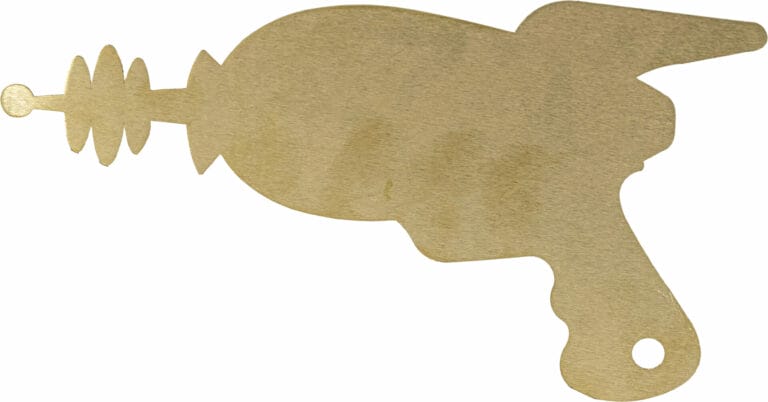 Deburred brass bottom side