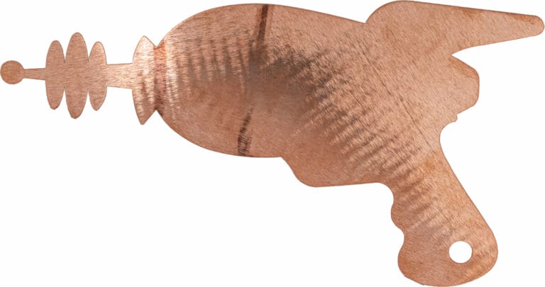 Deburred copper bottom side