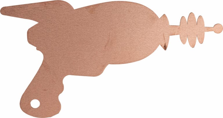 Deburred copper top side