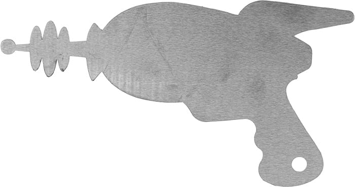 Deburred stainless steel bottom side