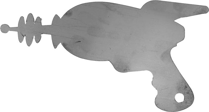 Unfinished stainless steel bottom side