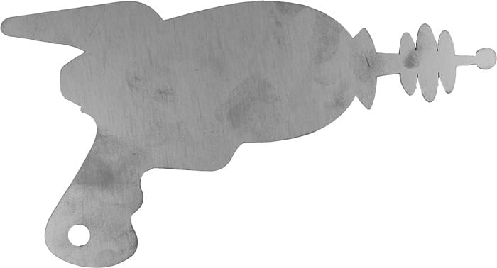 Unfinished titanium top side