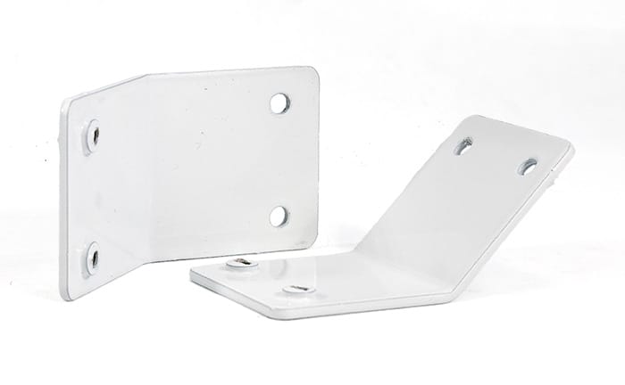 Gloss white powder coating from SendCutSend