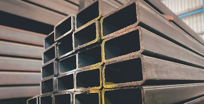 rectangle metal tubes