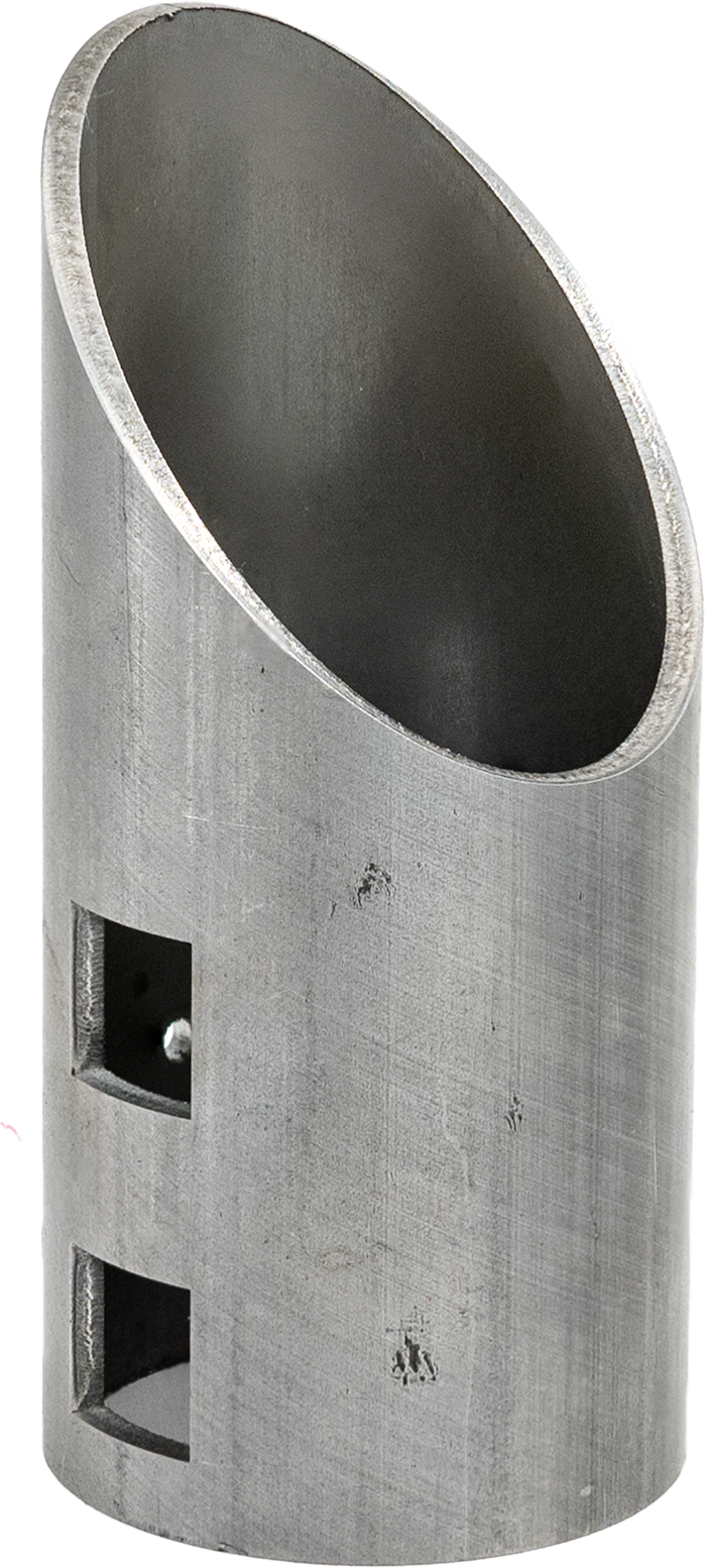 Round custom laser cut tube from SendCutSend