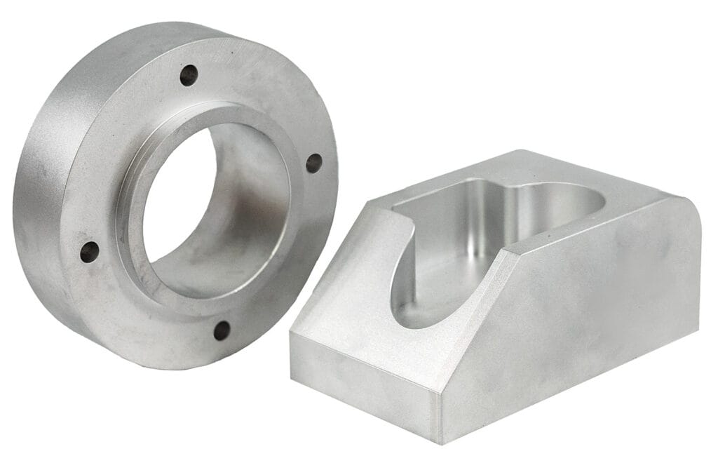 CNC machined parts with partial depth cutting