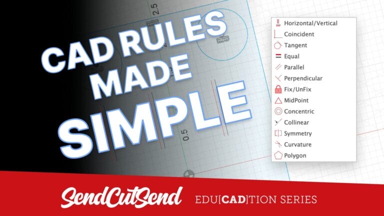 Defining Sketches with Constraints video lesson