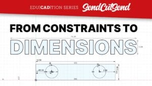 CAD Fusion Dimensions video lesson