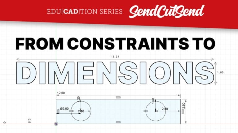 CAD Fusion Dimensions video lesson