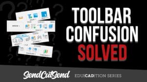 CAD toolbar video lesson
