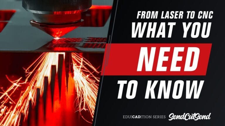 SendCutSend Education video series: How to Design Around Cutting Processes