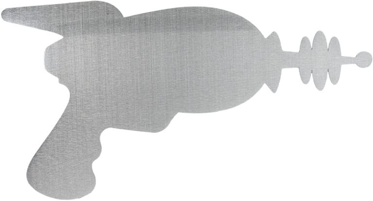 Deburred aluminum top side