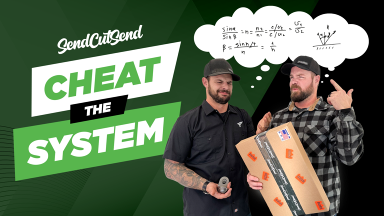SendCutSend Cutting Corners Video Series Episode 10: How to Save Money on Sheet Metal Parts