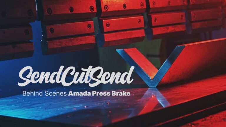SendCutSend Cutting Corners Video Series Episode 16: Behind the Scenes - Amada Press Brake